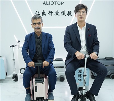 Ċikliżmu, Iċċarġjar, U Kontroll tal-Smartphone - Il-Bagalja tal-Irkib Intelliġenti ALIOTOP MAX Ti...